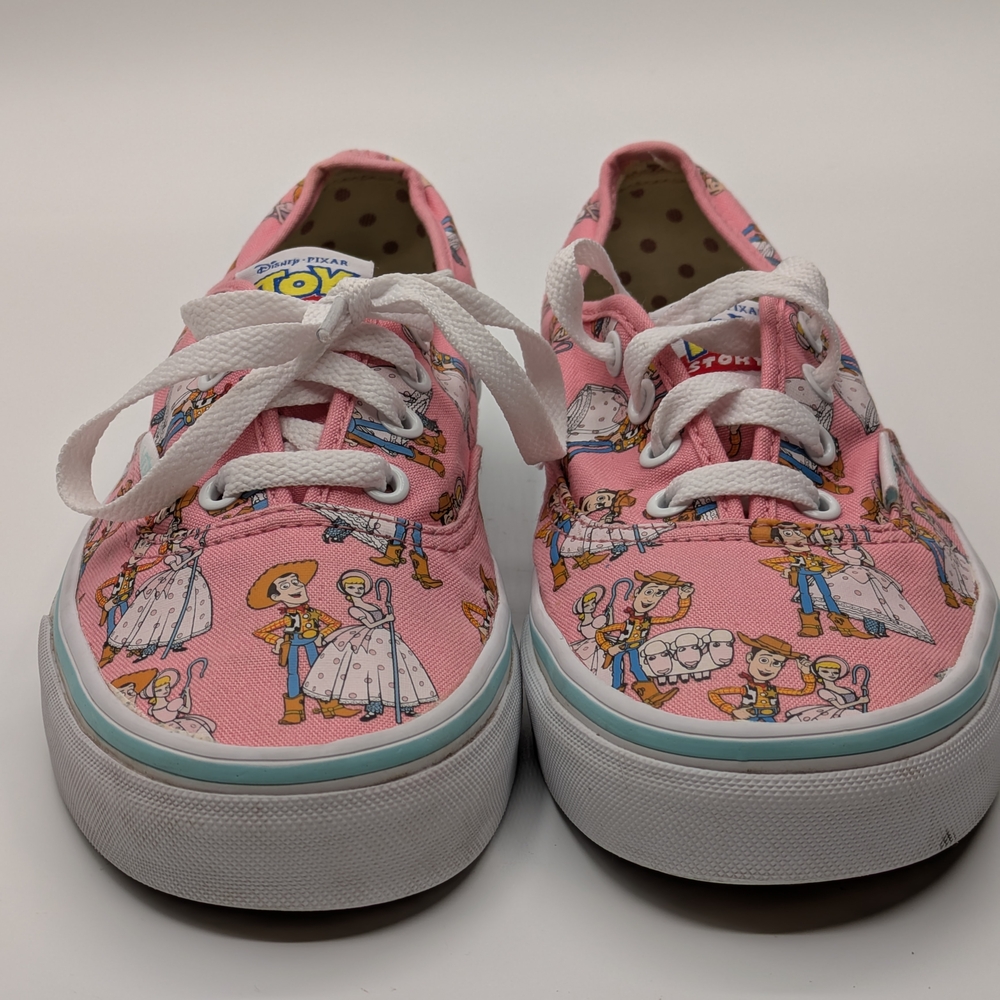 Vans Toy Story Woody & Bo Peep Low-Top Sneakers Sz M 6.0/W7.5 Rare